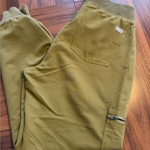 Figs Zamora High Waisted Jogger Scrub Pants Size Small Petite